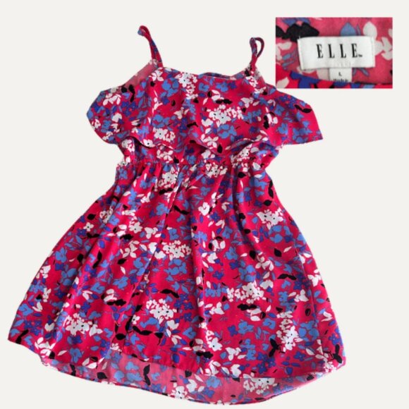 ELLE Bright Floral Sundress – Size L - Picture 2 of 2